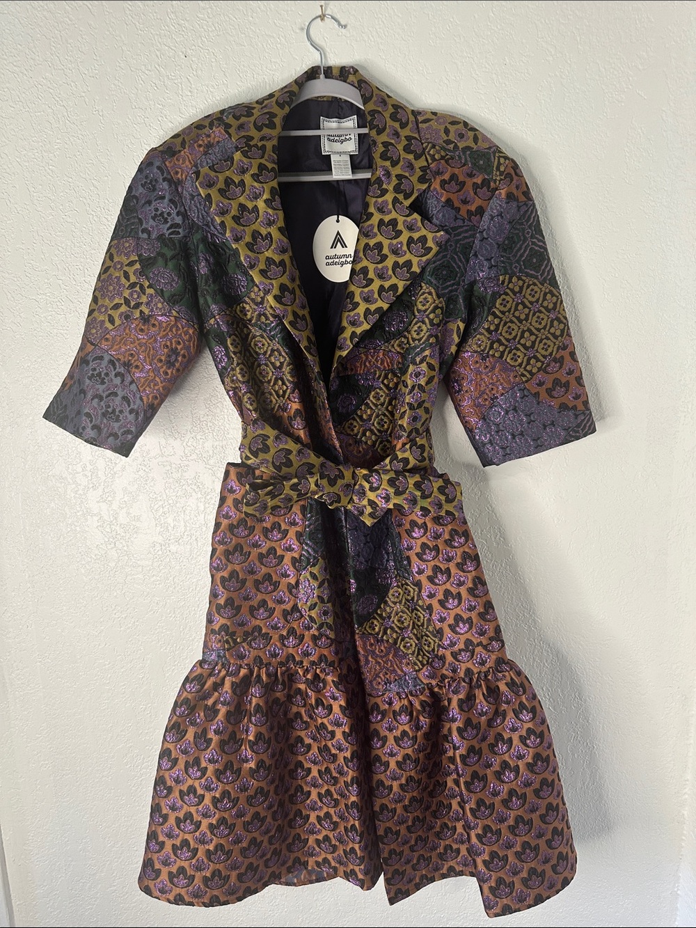 Autumn Adeigbo Floral Brocade Makenna Duster Dress Size 4 Tuckernuck